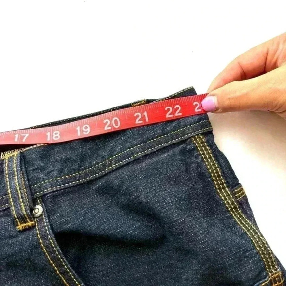 Ecko  Unltd Oversized Retro “90’s” Carpenter Dark Wash  Jean Shorts Size 46B - Picture 12 of 13